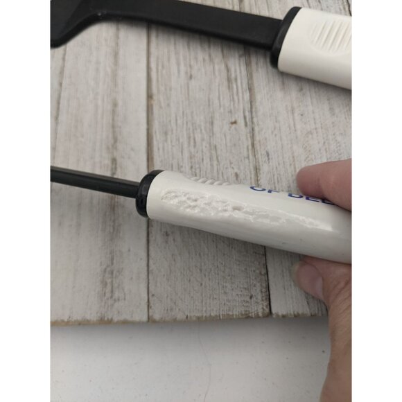 Set of 3 Nylon Utensils Solid Spoon Slotted Spatula Turner Flipper Black Plastic - Picture 4 of 7